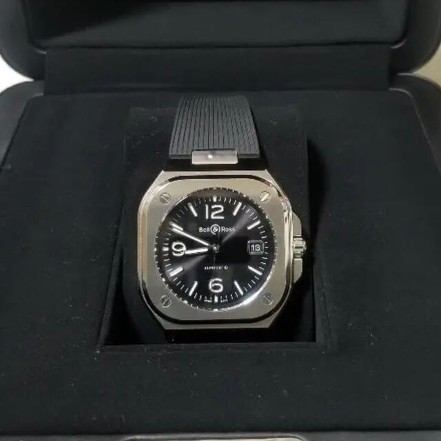 Bell & Ross(ベルアンドロス)の【国内正規品】Bell＆Ross BR05 BLACK STEEL メンズの時計(腕時計(アナログ))の商品写真
