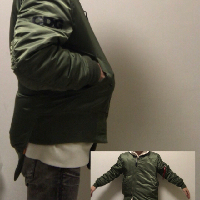 ギャルソン CDG × ALPHA BIAS MA-1 JACKET S 新品