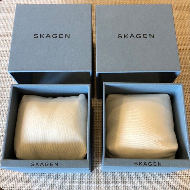 SKAGEN(スカーゲン)のスカーゲン SKAGEN腕時計空箱のみ2つセット レディースのファッション小物(腕時計)の商品写真