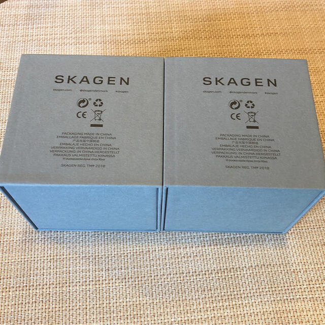 SKAGEN(スカーゲン)のスカーゲン SKAGEN腕時計空箱のみ2つセット レディースのファッション小物(腕時計)の商品写真
