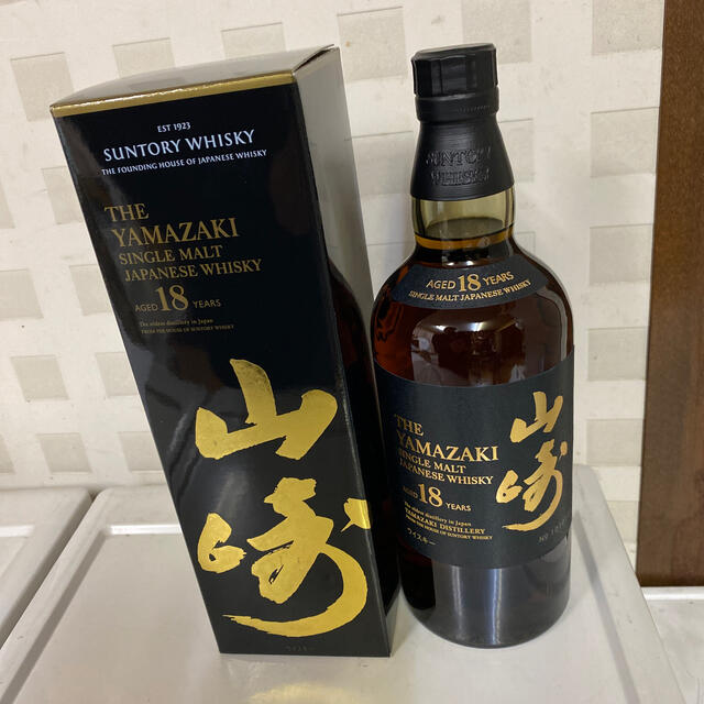 山崎18年　700ml 1本食品/飲料/酒