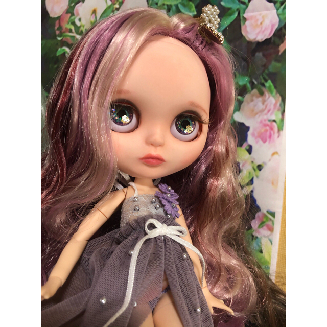 お値下げ❣️カスタムブライスアイシードール パープルミックス - 人形