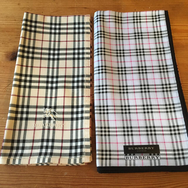 BURBERRY(バーバリー)のバーバリーハンカチノバチェック&水色チェック メンズのファッション小物(ハンカチ/ポケットチーフ)の商品写真