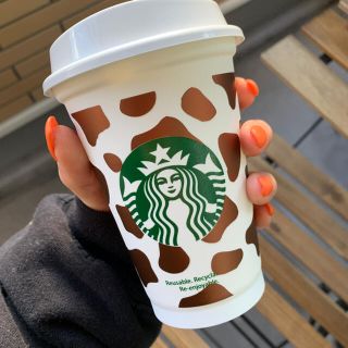 スターバックスコーヒー(Starbucks Coffee)の【NEW】スターバックス タンブラー リユーザブルカップ　新品未使用 牛柄21(タンブラー)