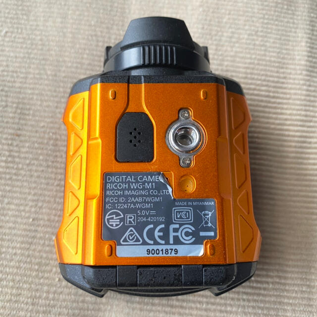 10771円 ブランドのギフト RICOH 防水アクションカメラ WG-M1 オレンジ OR 08286