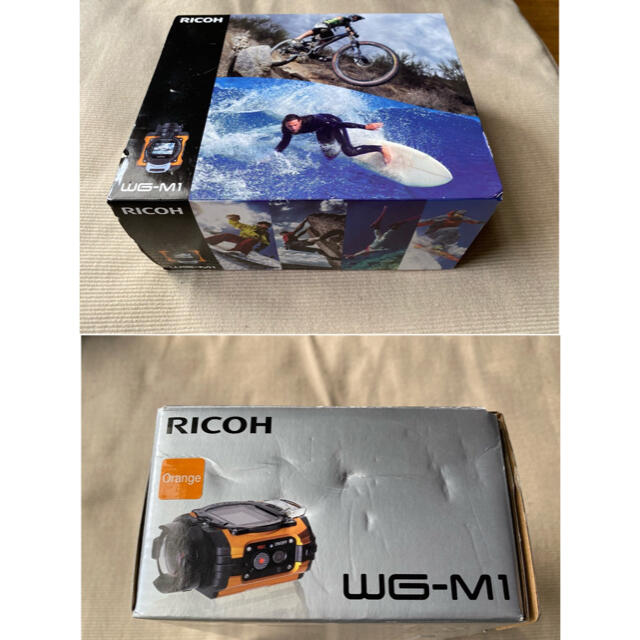 RICOH(リコー)のRICOH リコー 防水アクションカメラ WG-M1 オレンジ スマホ/家電/カメラのカメラ(コンパクトデジタルカメラ)の商品写真