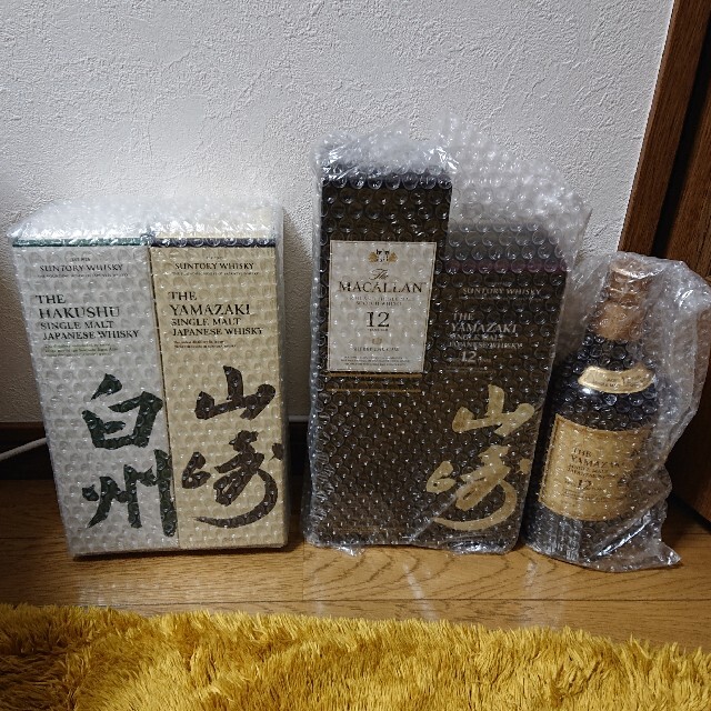 宅配 サントリー - 山崎 山崎12年 白州 マッカラン ウイスキー 5本