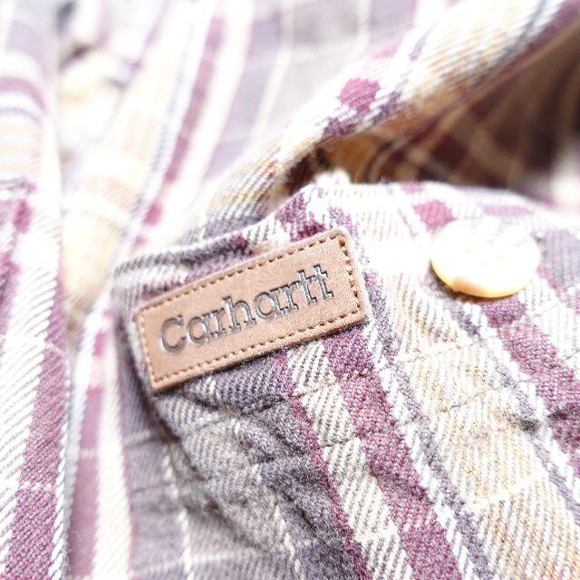 carhartt(カーハート)の[carhartt]　チェックシャツ　ブラウン　XL メンズのトップス(シャツ)の商品写真