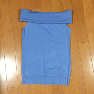 ラグナムーン(LagunaMoon)のWideオフショルニットプルオーバー(Tシャツ(半袖/袖なし))