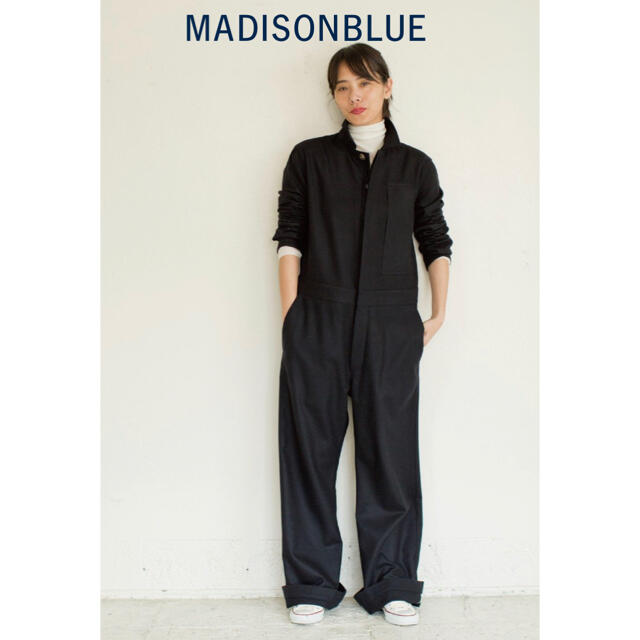 希少【MADISON BLUE】WOOL JUMP SUIT/NAVY/00パンツ