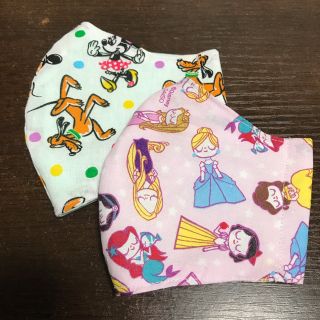 インナーマスク　小児用　ハンドメイド　2枚セット(外出用品)