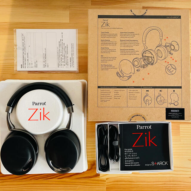 【SALE】Parrot by Starck Zik ヘッドフォン スマホ/家電/カメラのオーディオ機器(ヘッドフォン/イヤフォン)の商品写真