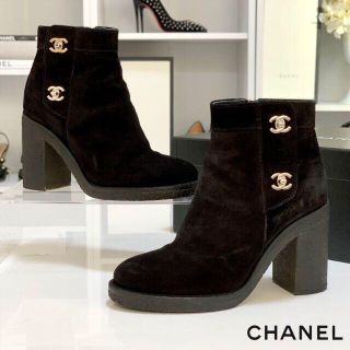シャネル chanel ショートブーツの通販 1,000点以上 | フリマアプリ ラクマ