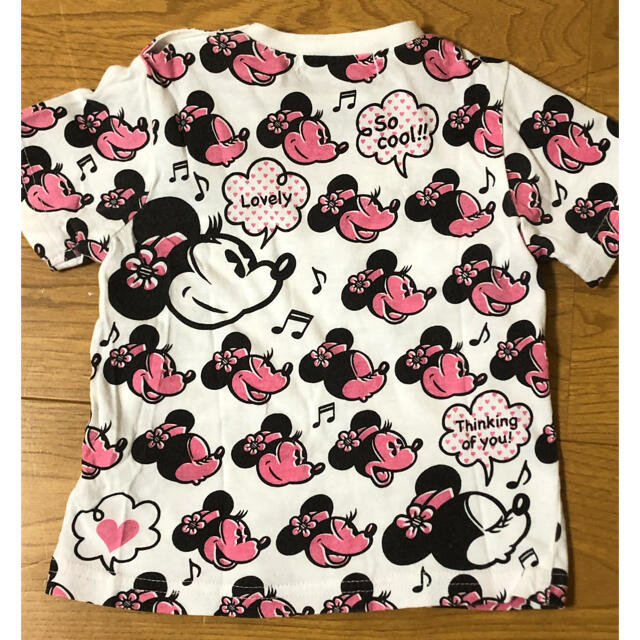 Disney(ディズニー)のディズニー Tシャツ　ミニーマウス キッズ/ベビー/マタニティのベビー服(~85cm)(Ｔシャツ)の商品写真