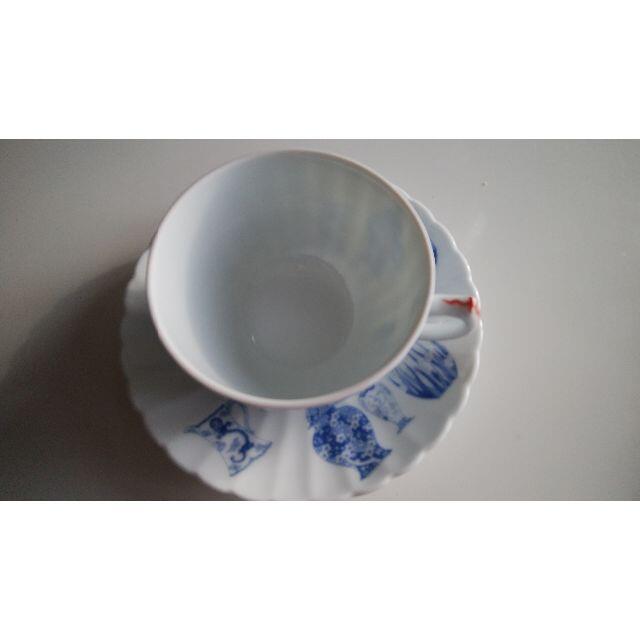 【有田焼】深川製磁 ブルーチャイナ コーヒー椀皿 2