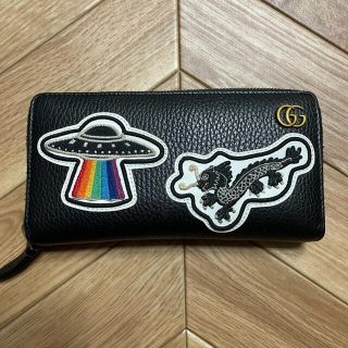 グッチ(Gucci)のGucci 長財布 UFO ドラゴン グッチ　space leather(長財布)