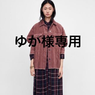 ザラ(ZARA)のzara コーデュロイ ジャケット(ミリタリージャケット)