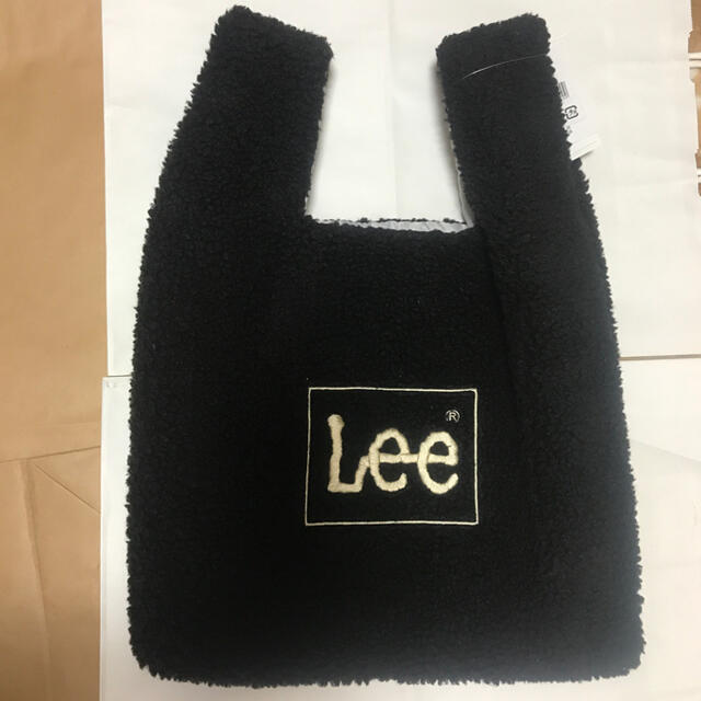 Lee(リー)のLee ボアバック　ブラック レディースのバッグ(トートバッグ)の商品写真