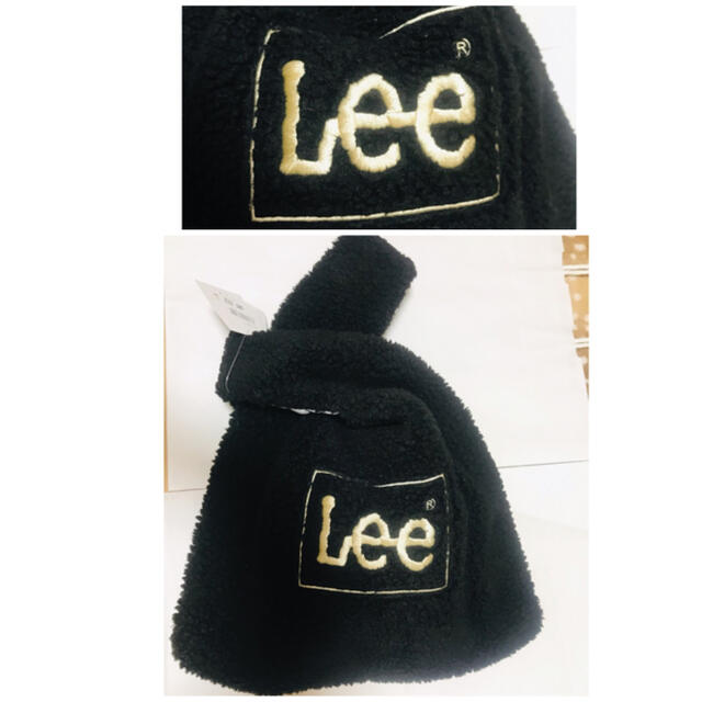 Lee(リー)のLee ボアバック　ブラック レディースのバッグ(トートバッグ)の商品写真