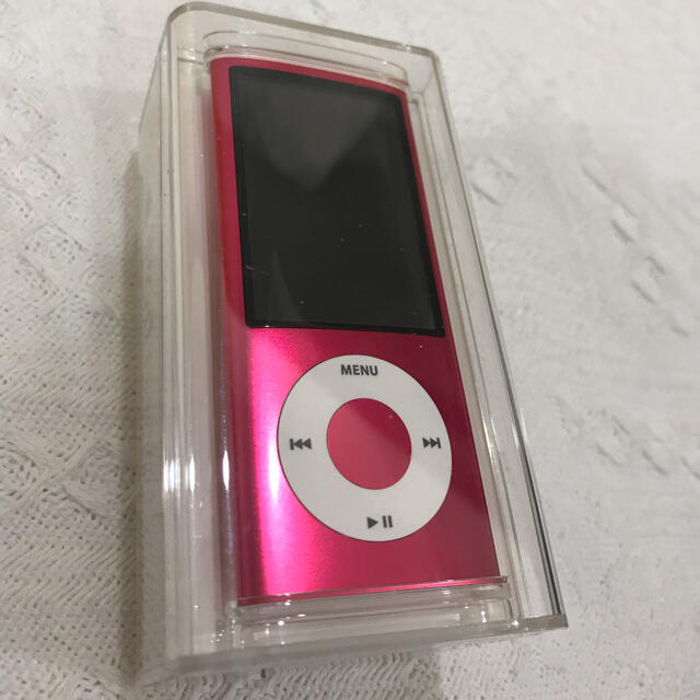 Apple(アップル)の【新品未使用】iPod nano 第5世代 16GB ピンク MC060J/A  スマホ/家電/カメラのオーディオ機器(ポータブルプレーヤー)の商品写真