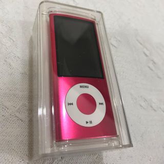 アップル(Apple)の【新品未使用】iPod nano 第5世代 16GB ピンク MC060J/A (ポータブルプレーヤー)