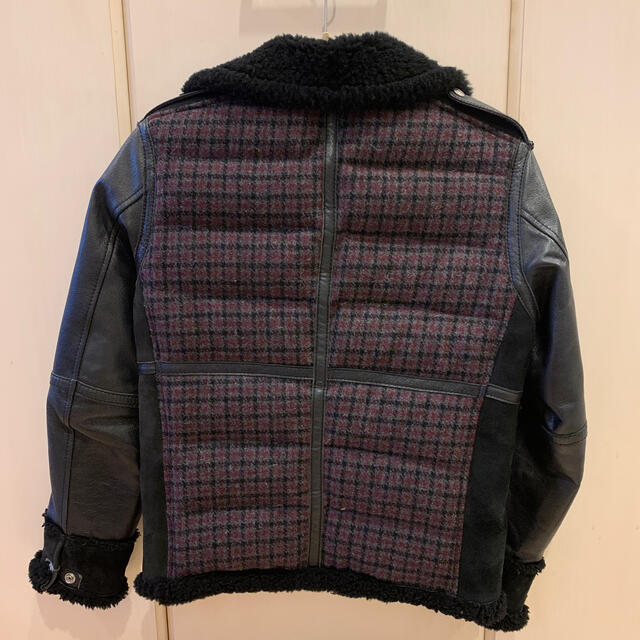 schott(ショット)のschott ボアジャケット　ライダース　Sサイズ メンズのジャケット/アウター(レザージャケット)の商品写真