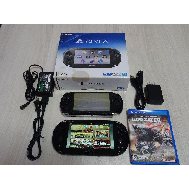 【美品＋おまけ付】PS@Vita WiFi PCH-2000 ZA11（送料込）ブラックおまけ