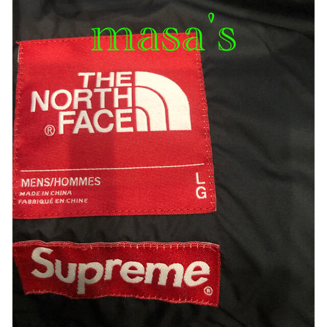 Lサイズ　supreme north face nuptse