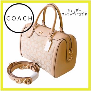 コーチ(COACH)のコーチ　バッグ　ハンドバック　ショルダーバッグ　ミニボストン　美品　2way(ショルダーバッグ)