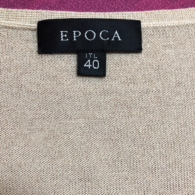 EPOCA(エポカ)のお値下げ［EPOCA ］エポカ　春先カシミヤシルク　セーター  40 レディースのトップス(ニット/セーター)の商品写真