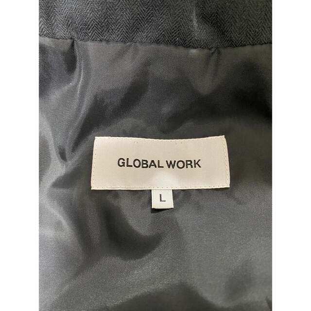 GLOBAL WORK(グローバルワーク)のGLOBAL WORK グローバルワーク ダウンジャケット グレー Lサイズ レディースのジャケット/アウター(ダウンジャケット)の商品写真