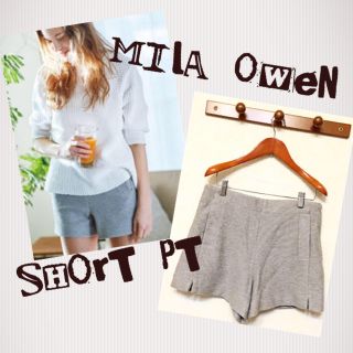 ミラオーウェン(Mila Owen)のMila Owen スリットショートPT(ショートパンツ)