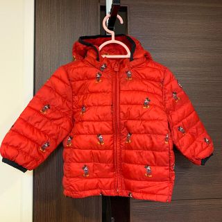 ギャップキッズ(GAP Kids)のGap kids ミッキー中綿プルオーバー80〜85くらい☆フード着脱可(ジャケット/コート)