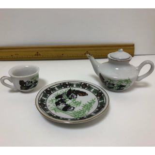 中国茶器セット　ミニチュア(陶芸)