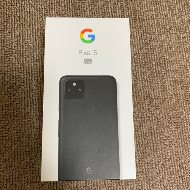 新品未使用品 Google pixel5 5G 128GB ブラック ②すべてあり状態