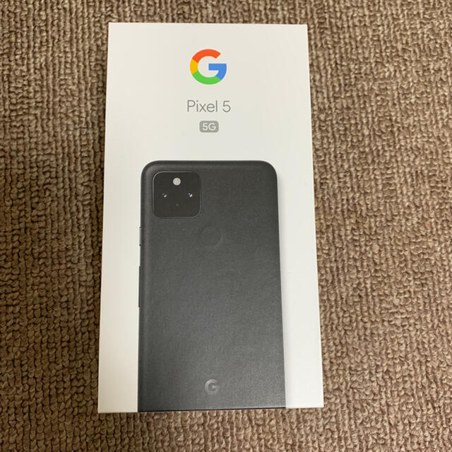 新品未使用品 Google pixel5 5G 128GB ブラック ②