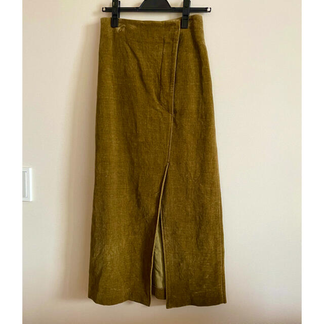 DES PRES(デプレ)のトゥモローランド　デプレ　ベルベッド　Ｉラインスカート レディースのスカート(ロングスカート)の商品写真