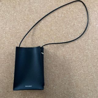 マウジー(moussy)のマウジー  スクエア ショルダーバッグ ブラック(ショルダーバッグ)