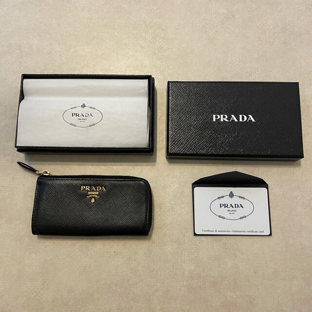 値下げしました】PRADA L字ファスナーキーケース プラダ | www