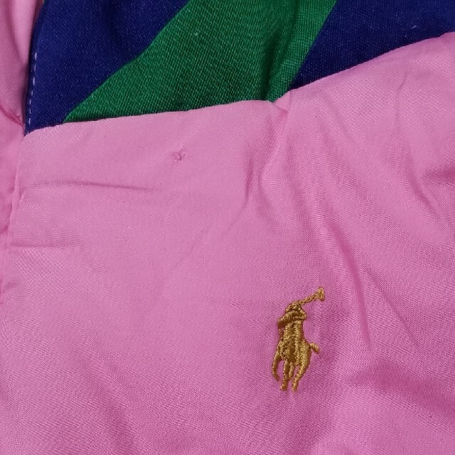 Ralph Lauren(ラルフローレン)のラルフローレン　リバーシブルダウンベスト　24M  キッズ/ベビー/マタニティのキッズ服女の子用(90cm~)(ジャケット/上着)の商品写真