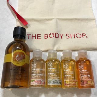 ザボディショップ(THE BODY SHOP)のTHE BODY SHOP シャワージェル ハニーマニア・ミニボトル4本セット(ボディソープ/石鹸)