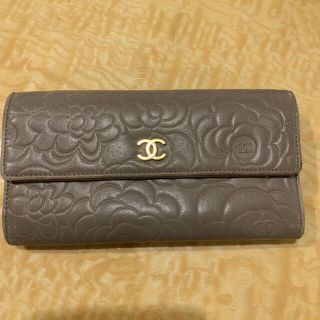 シャネル(CHANEL)のCHANEL カメリア　長財布(長財布)