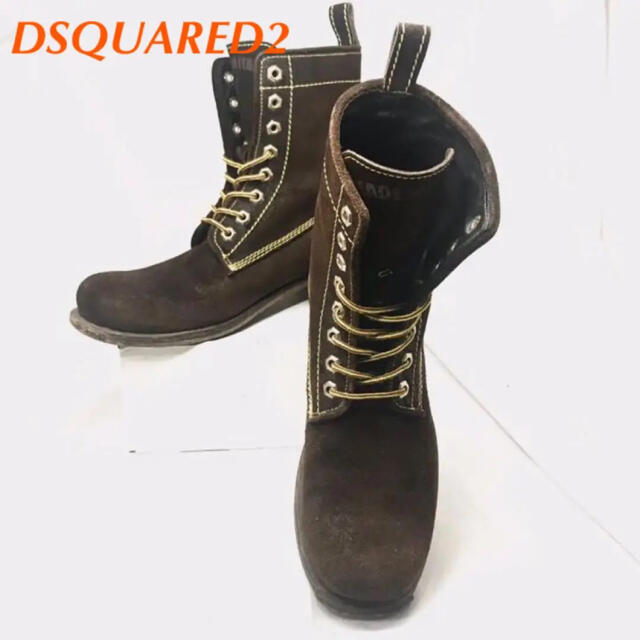 DSQUARED2(ディースクエアード)の【DSQUARED】ディースクエアード☆ブーツ☆スエード☆25.5cm メンズの靴/シューズ(ブーツ)の商品写真