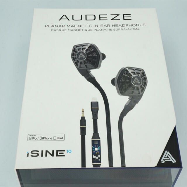 iSINE 10 AUDEZE 平面駆動イヤホン　ヘッドホン級の解像度