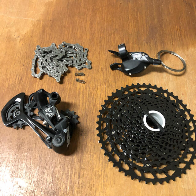 SRAM NX EAGLE ディレーラー、シフター、チェーン＋PG1210スポーツ/アウトドア