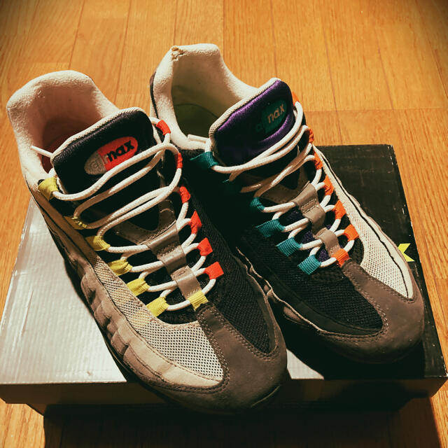 メンズnike air max 95 og qs greedy 27.5cm