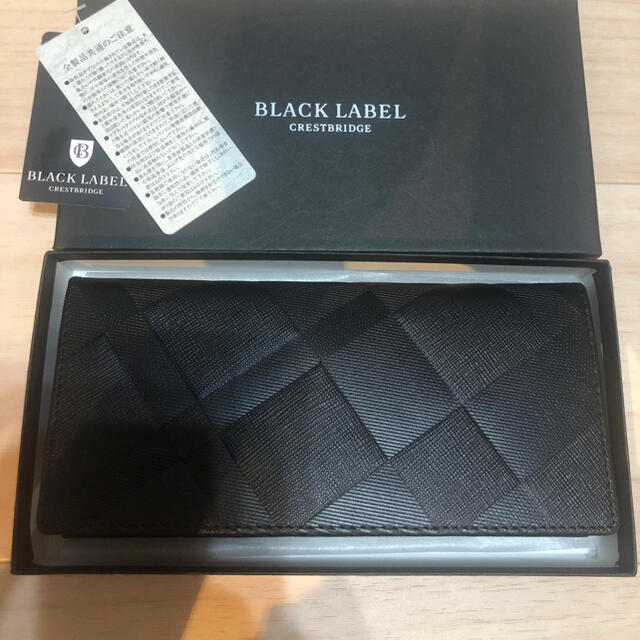 BLACK LABEL CRESTBRIDGE(ブラックレーベルクレストブリッジ)の新品　ブラックレーベルクレストブリッジ　長財布　バーバリー　レザーウォレット メンズのファッション小物(長財布)の商品写真