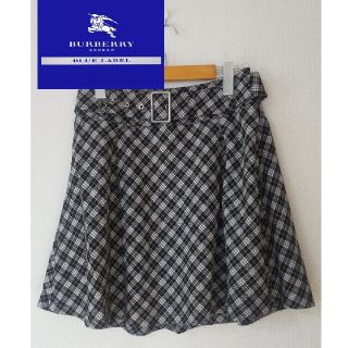 バーバリーブルーレーベル(BURBERRY BLUE LABEL)のBURBERRY BLUE LABEL 膝上フレアースカート(ミニスカート)