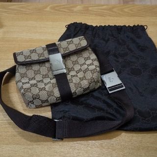 グッチ(Gucci)のグッチ　ウェストポーチ　収納袋付き(ボディバッグ/ウエストポーチ)