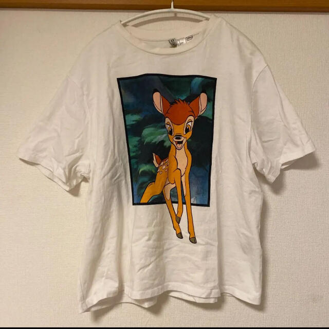 H&M(エイチアンドエム)のh&m ディズニーコラボ　バンビ　Tシャツ レディースのトップス(Tシャツ(半袖/袖なし))の商品写真